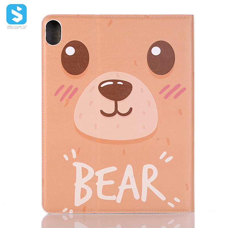 Cartoon leather case for ipad pro 11 2018